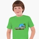Детская футболка для мальчиков Майнкрафт (Minecraft) (25186-1170-76) 146-152 см Хлопок Темно-зеленый - изображение 1