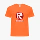 Детская футболка для мальчиков Роблокс (Roblox) (25186-1708-54) 158-164 см Хлопок Оранжевый - изображение 4