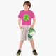 Детская футболка для мальчиков Рик и Морти (Rick and Morty) (25186-1240-66) 88-104 см Хлопок Темно-розовый - изображение 2