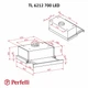 Вытяжка телескопическая Perfelli TL 6212 BL 700 LED - изображение 12