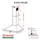 Витяжка купольна Perfelli K 6202 RED 700 LED - зображення 11