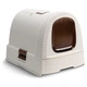 Закритий туалет для котів Curver Petlife Litter BOX кремовий (00615) - зображення 1