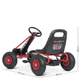 Велокарт дитячий Bambi kart M 0645(2)-3 червоний - зображення 4