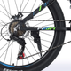 Велосипед "OPTIMAL" PROF1 G24OPTIMAL A24.4 24 д. Алюм.рама 13", SHIMANO 21SP, DB, FW TZ500, чорний-блакитний - зображення 6