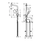 Смеситель для кухни Hansgrohe Metris Select 320 2jet sBox с выдвижным изливом, хром (73816000) - изображение 3