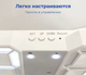 Настольные часы - будильник с термометром VST LED-1089 от USB Белые с белой подсветкой - изображение 9