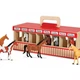 Ігровий набір Переносна дерев'яна стайня з кіньми Melissa & Doug MD13744 - зображення 9