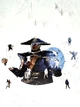 Деревянный фигурный пазл Max Woody "Mortal Kombat - Raiden" A4 57 деталей - изображение 3