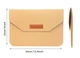 Чохол Zamax із повсті для MacBook Air/Pro 13.3" - Beige - зображення 3