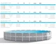 Каркасный бассейн Intex Prism Frame Pool 549 х 122 см, объем 24 311 л от 6-ти лет Серый - изображение 3