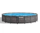 Каркасный бассейн Intex Prism Frame Pool 549 х 122 см, объем 24 311 л от 6-ти лет Дерево - изображение 1