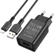 Сетевое зарядное устройство для Borofone BA68A Glacier single port charger set (iP) Black (6974443385687) - изображение 2