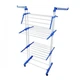 Напольная сушилка GARMENT RACK ST 529/5959 Whiteд ля вещей складная металлическая на 3 яруса - изображение 2