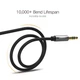 Кабель UGREEN AV119 3.5mm Male to 3.5mm Male Cable 1m Black (10733) - изображение 3