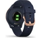 Смарт-часы Garmin Vivomove 3s Rose Gold Stainless Steel Bezel w. Navy and Silicone B. (010-02238-03) () - изображение 3