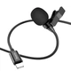 Мікрофон петличний Hoco L14 Lightning Black - изображение 5
