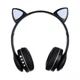 Детские наушники с кошачьими ушками Cat VZV-23M, Черные - изображение 2