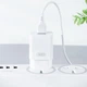 Мережевий зарядний пристрій XO L99 1USB 2.4A White - зображення 2