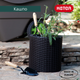 Горшок для цветов (кашпо) Keter Cylinder Planter M (17197835) Антрацит - изображение 3