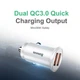 Автомобильное зарядное устройство Baseus Circular Plastic 30W Быстрая зарядка Quick Charge 3.0 2USB 5A Зарядка в авто White (CCALL-YD02) - изображение 7