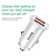 Автомобильное зарядное устройство Baseus Circular Plastic 30W Быстрая зарядка Quick Charge 3.0 2USB 5A Зарядка в авто White (CCALL-YD02) - изображение 10