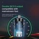 Автомобільний зарядний пристрій Baseus Circular Plastic 30W Швидка зярядка Quick Charge 3.0 2USB 5A Зарядка в авто Black (CCALL-YD01) - зображення 9
