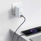 Кабель Baseus Crystal Shine Series Fast Charging Data Cable USB to Type-C 100W 1.2m Black - изображение 4