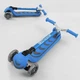 Самокат трехколесный Y-00180 (4) Best Scooter, складной алюминиевый руль, 4 колеса PU со светом, d=12 см - изображение 6