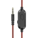 Наушники игровые с микрофоном Hoco W103 Magic tour (проводные, с оголовьем) - Красный - изображение 3