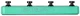 Футконтроллер беспроводной для гитары GTRS MOOER GWF4 Wireless Footswitch (Green) - изображение 5