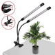 Світлодіодна led лід Фітолампа для рослин 2 гілки Plant Grow Leight з таймером - зображення 8