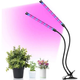 Світлодіодна led лід Фітолампа для рослин 2 гілки Plant Grow Leight з таймером - зображення 9