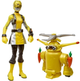 Zestaw do gry Hasbro Power Rangers Mighty Rangers Yellow Ranger i Morphin Jax Beastbot (E7270_E8087) - obraz 3