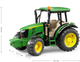 Іграшка Bruder Трактор John Deere 5115M (02106) (4001702021061) - зображення 2