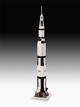 Zmontowany model pojazdu nośnego Revell Saturn 5 misji Apollo 11. Z okazji 50. rocznicy lądowania na Księżycu. Skala 1:96 (03704) - obraz 3