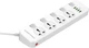 Фильтр питания ProLogix Premium 4 розетки, 4 USB, 2 м Белый (PR-SC4408W) - изображение 1