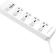 Фильтр питания ProLogix Premium 4 розетки, 4 USB, 2 м Белый (PR-SC4408W) - изображение 2