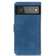 Чохол-книжка з застібкою KHAZNEH Retro Wallet для Google Pixel 6 - Blue - зображення 3