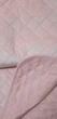 Велюрове стьобане двостороннє покривало Rose 200х220 Двоспальний Рожевий - зображення 3