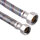 Шланг нержавеющая сталь SOLOMON 3/8″х1/2″ ВВ 0,5м HS30 (000001201) - изображение 1