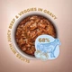 Вологий корм для собак Club 4 Paws Premium Selection Adult 85 г - яловичина та овочі - изображение 2