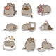 Стікерпак Набір наклейок GeekLand Пушин Pusheen 45 штук SP P 01 - зображення 5