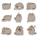 Стікерпак Набір наклейок GeekLand Пушин Pusheen 45 штук SP P 01 - зображення 6