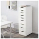 Комод ALEX на 9 ящиков IKEA 904.861.39 белый - изображение 2