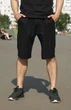 Мужские спортивные шорты классические льняные Flax Intruder 3XL Черный (IN - 00003 F) - изображение 1