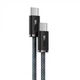 Дата-кабель для зарядки Baseus CALD000216 Dynamic Series Fast Charging Type-C to Type-C 100W, 1 м, Slate Gray - изображение 5