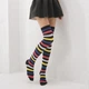 Гольфіни-заколенкі Home Socks 35-40 Кольорові Чорні - зображення 1