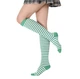 Гольфи Home Socks 35-40 Вузька смужка Біло-зелені - зображення 2