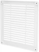 Решетка вентиляционная накладная пластиковая с сеткой AirRoxy 200x200 white белая 02-319 - изображение 5