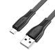 Кабель Borofone BX85 USB to MicroUSB 1m чорний - зображення 3